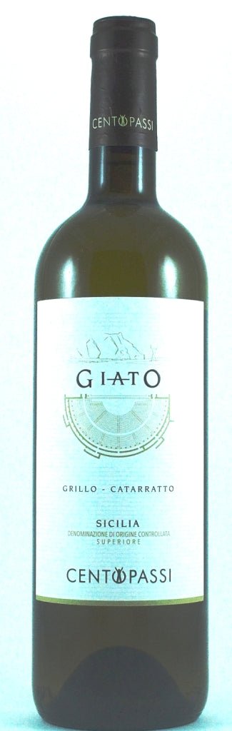 Botella vino blanco italiano Centopassi Bianco DOC - Dendago