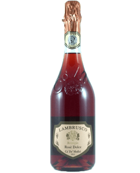 Botella vino lambrusco rosado REMIGIO - Dendago