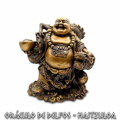 Buda de la abundancia (antigüedad) 24x22 cms - Dendago