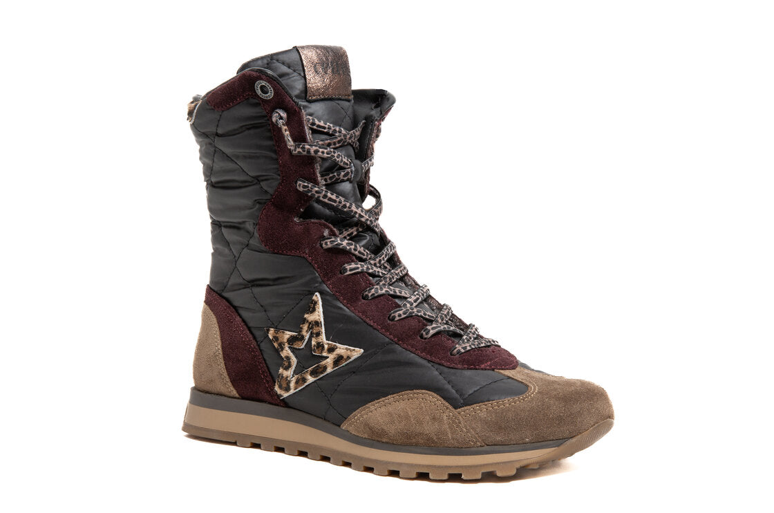 Bota Alta Estrella Animal Print Cetti