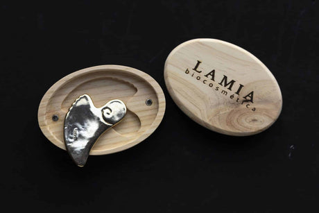 Cajita artesanal de madera para tu Gua Sha Joya - Dendago