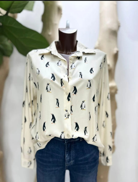 Camisa camisera pinguino - Dendago