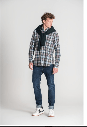 CAMISA CUADROS VERDE GENDIVE - Dendago