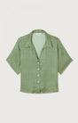 CAMISA ESTAMPADA VERDE AMERICAN VINTAGE - Dendago