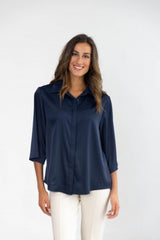 Camisa satinada marina Bmb&Co