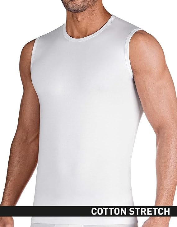 CAMISETA SIN MANGAS COTTON STRETCH de IMPETUS - Dendago