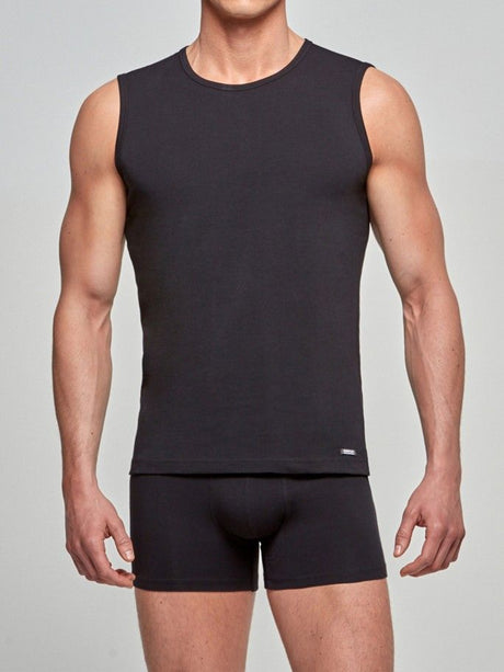 CAMISETA SIN MANGAS COTTON STRETCH de IMPETUS - Dendago