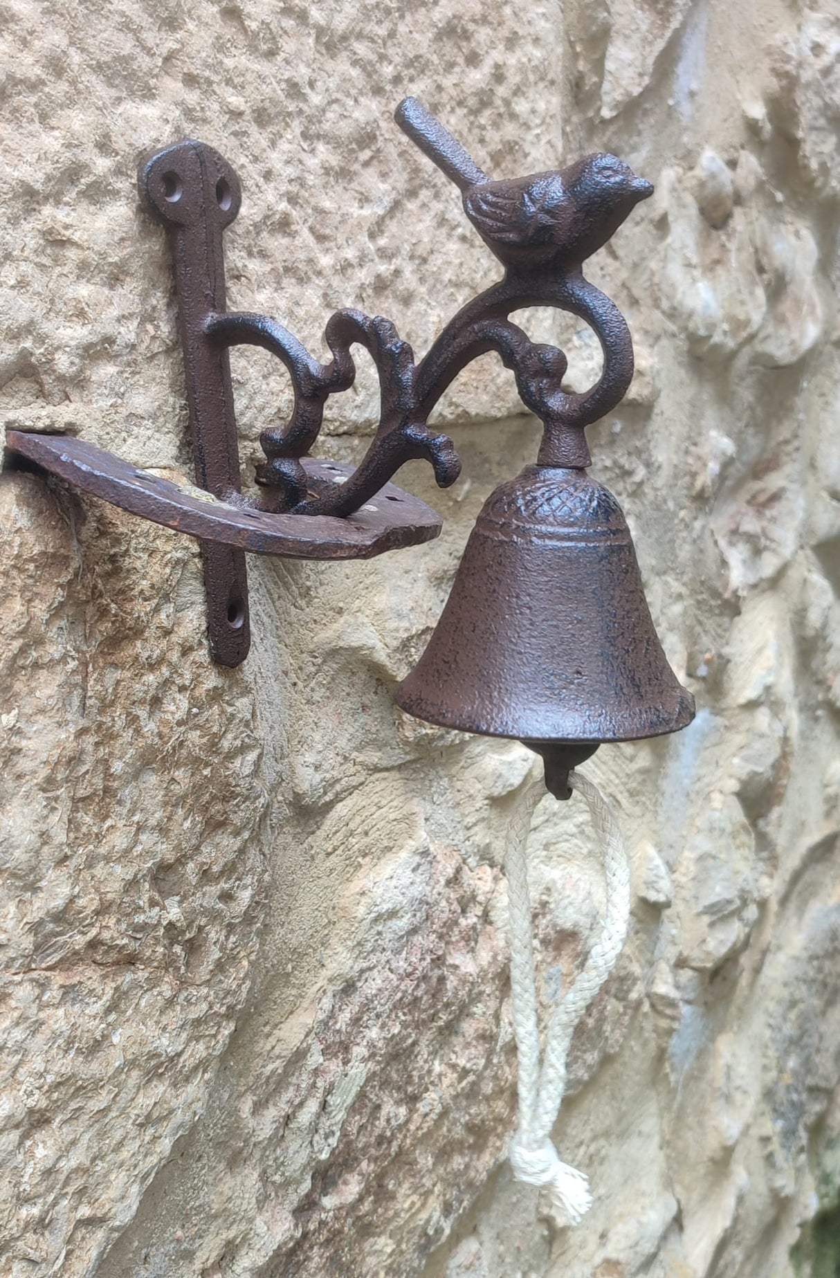 Campana de hierro fundido modelo pájaro - Dendago