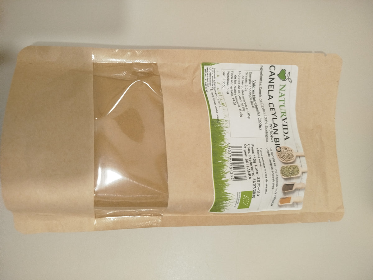 CANELA de CEYALAN BIO 200G NATURVIDA