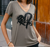 Camiseta estampada Tarissa Madness dusty olive Freeman T.Porter