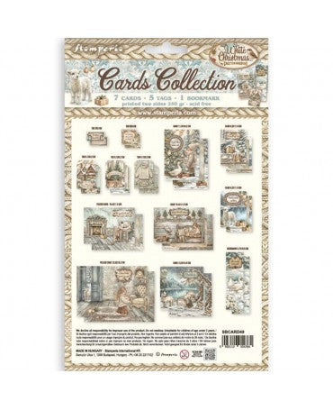 CARDS COLLECTION Stamperia White Christmas 2