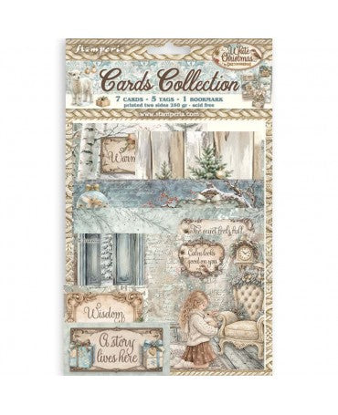 CARDS COLLECTION Stamperia White Christmas 1