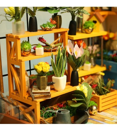 Casas en miniatura DIY. KATHY'S GREEN HOUSE 2