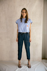 Pantalon Celine denim Freeman Porter