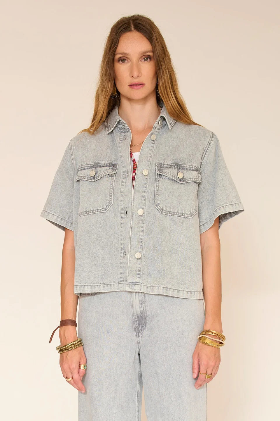 MKT STUDIO CAMISA DENIM GRIS CELITA TOKYO