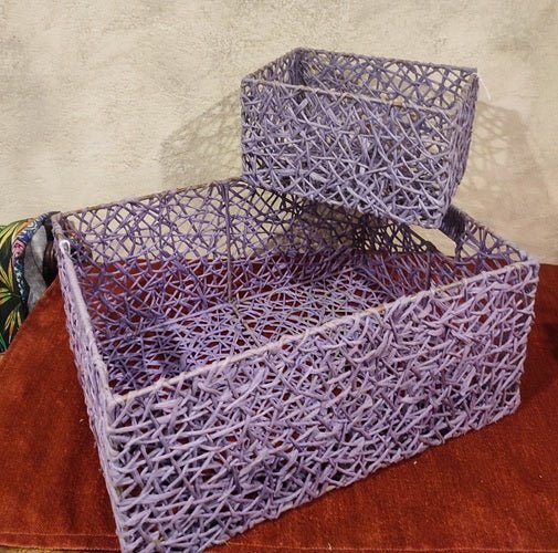 Cesta de maíz de color morado. 27 x 38 - Dendago