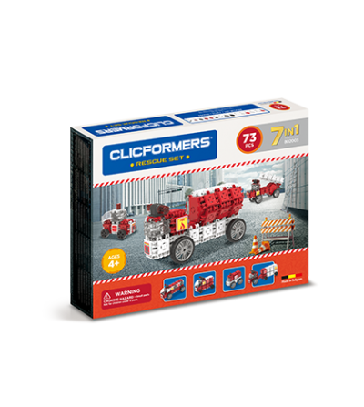 Clicformers 73 piezas.Set de rescate. 1
