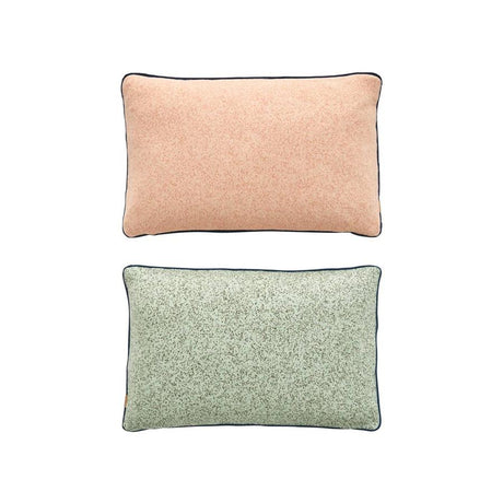 Cojín bicolor arena - verde - Dendago