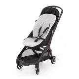 Colchoneta silla ovalada vichy gris