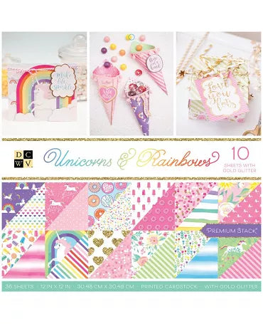 COLECCIÓN 30x30 DCWV Unicornios y Arcoiris 1