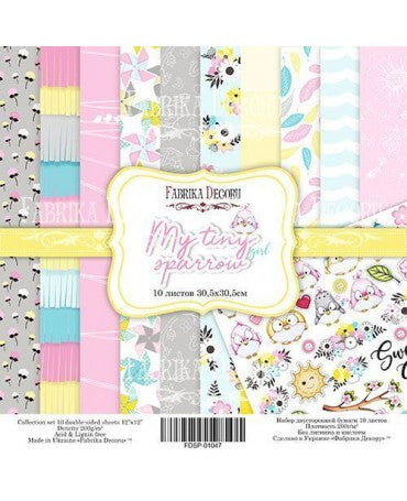 COLECCIÓN 30x30 FABRIKA DECORU MY TINY SPARROW GIRL 1