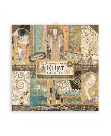 COLECCIÓN 30x30 Stamperia KLIMT 1