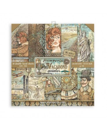 COLECCIÓN 30x30 STAMPERIA Sir Vagabond Aviator 1