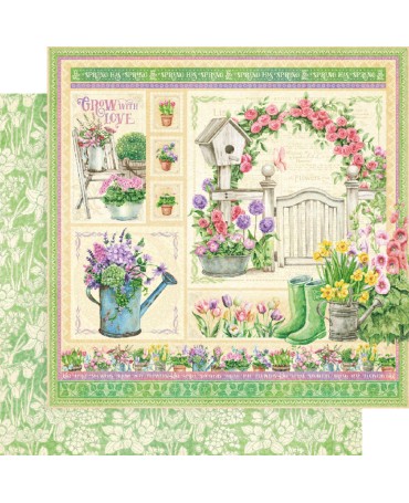 Colección 20x20 GRAPHIC 45 Grow with Love 2