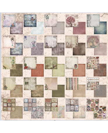 COLECCIÓN 30x30 BELLALUNA CRAFTS MAGIC OWLS 2