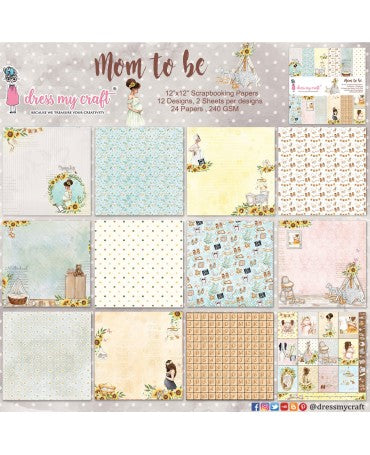 Colección 30x30 DRESS MY CRAFT Mom to Be 2