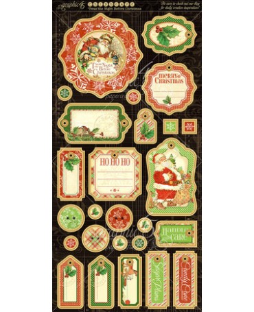 Colección 30x30 GRAPHIC 45 Twas the Night Before Christmas Deluxe Edition 2