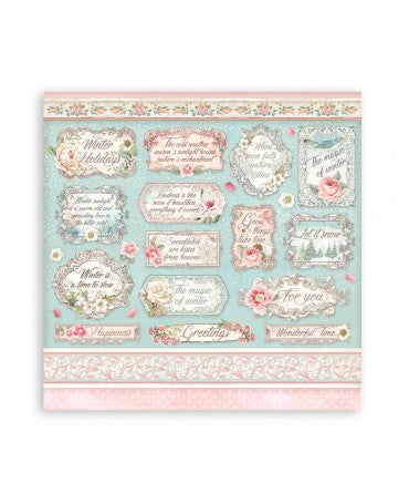 COLECCIÓN 30x30 STAMPERIA Sweet winter 2
