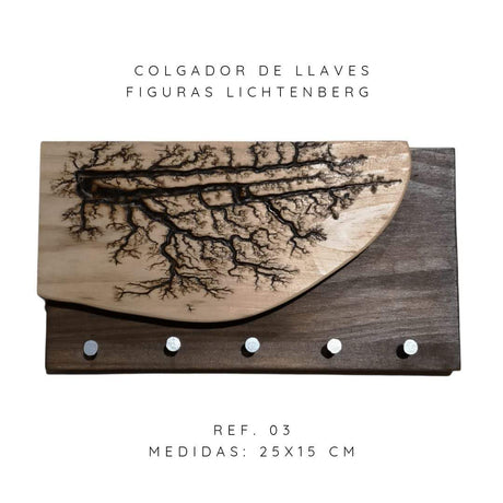 COLGADORES DE LLAVES FIGURAS LICHTENBERG - Ref 03 - Dendago