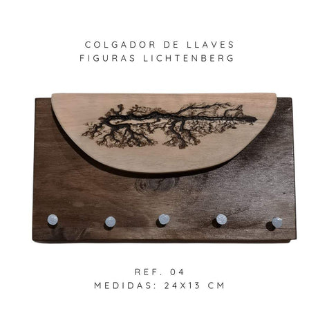 COLGADORES DE LLAVES FIGURAS LICHTENBERG - Ref 04 - Dendago