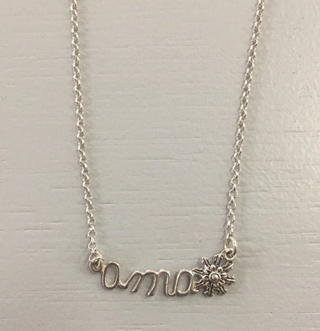 COLGANTE DE PLATA AMA EGUZKILORE - Dendago