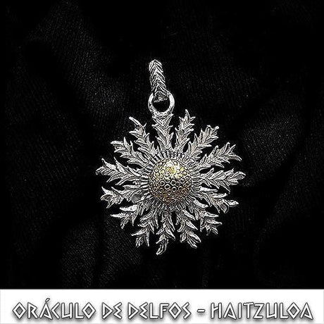 Colgante Eguzkilore 34x34 mm - Dendago