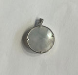 Colgante Eguzkilore Plata con Nacar - Dendago