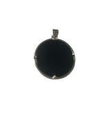 Colgante Eguzkilore Plata con Onix - Dendago