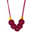 Collar congo fucsia Alexah
