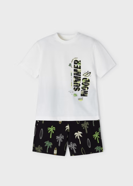Conjunto camiseta manga corta y pantalones cortos niño - Dendago