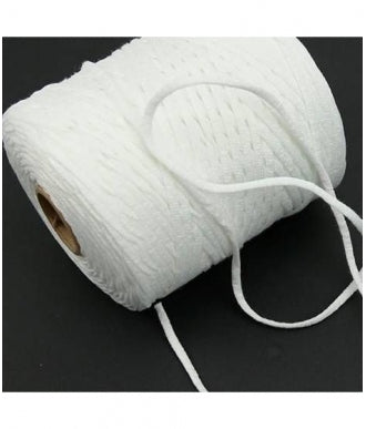 Cordon Elastico Mascarillas Blanco 5mm 1