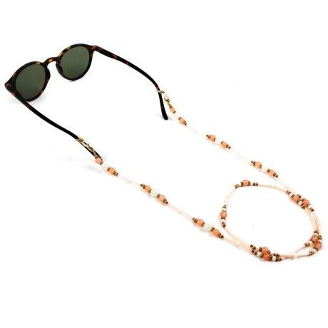 Cordón gafas/mascarillas rosa pastel TANTREND - Dendago
