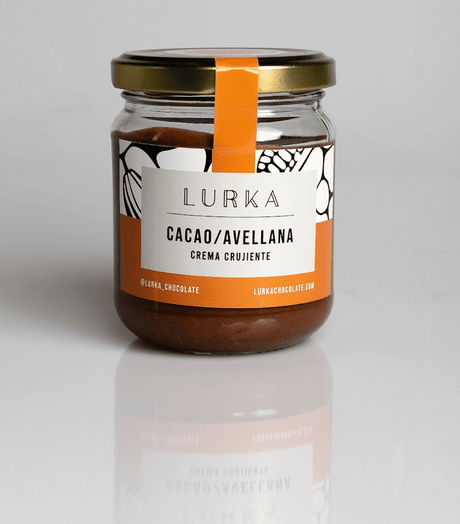 Crema untable Lurka de avellanas y cacao - Dendago