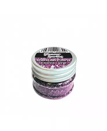 CRISTALES Glamour Sparkles Stamperia MORADO 1