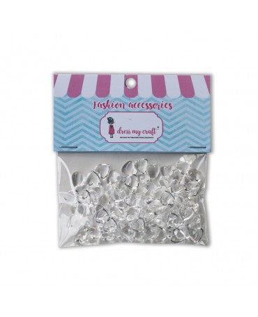 Cristales gotitas de corazón 100ud 1