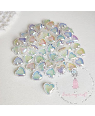 Cristales gotitas de corazón 8 mm 2