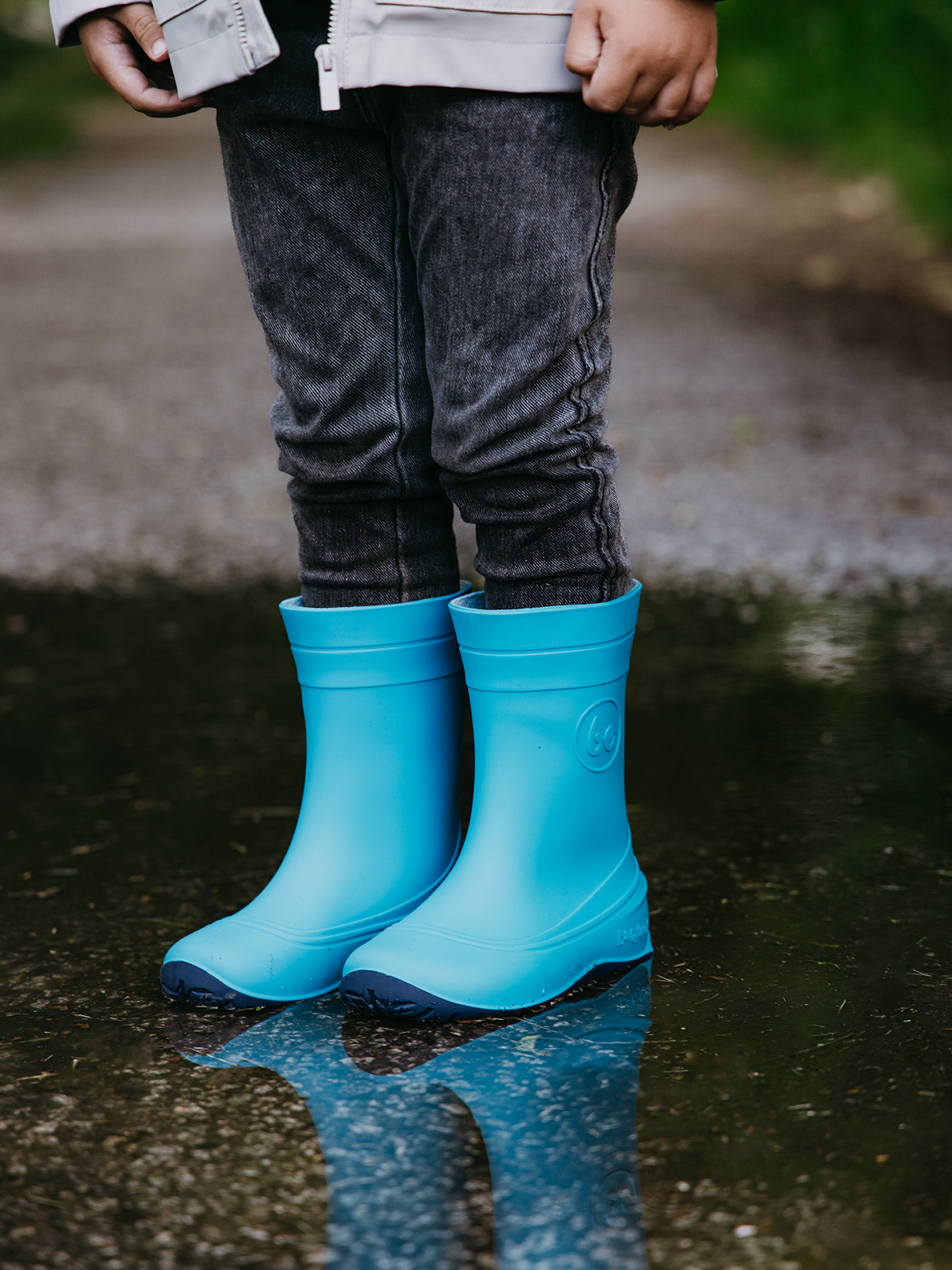 Botas de Agua BeLenka Barefoot Pudds Aqua blue Talla 26