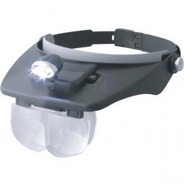 Dismoer ref. 19302. Lupa de cabeza con led y varios aumentos. - Dendago
