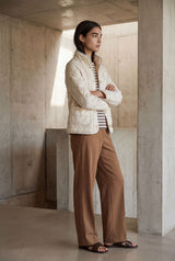 CHAQUETA ALCOLCHADA BEIGE DONJAZ