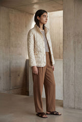 CHAQUETA ALCOLCHADA BEIGE DONJAZ